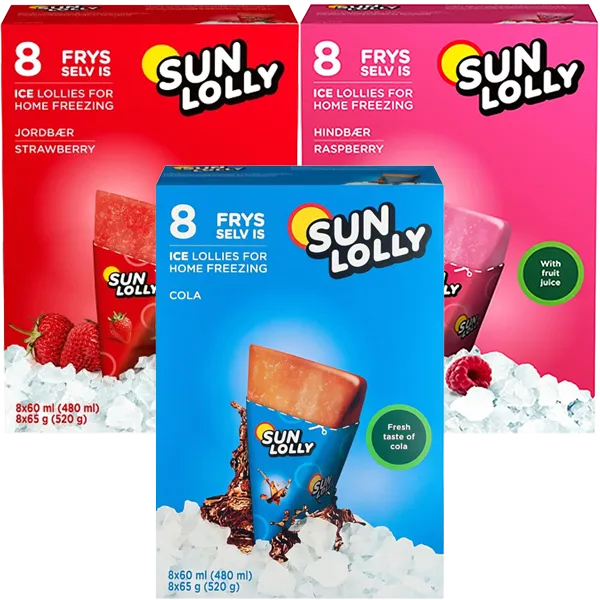 Sun Lolly Mix (3st 8-pack)