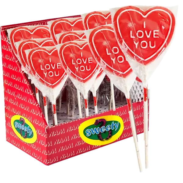 I Love You Klubbor 75G (24 st klubbor)