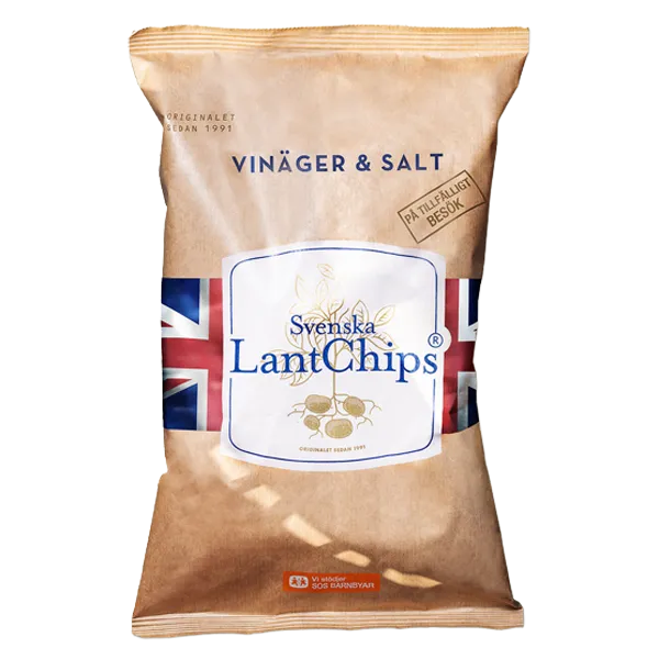 Lantchips Vinäger & Salt 200g
