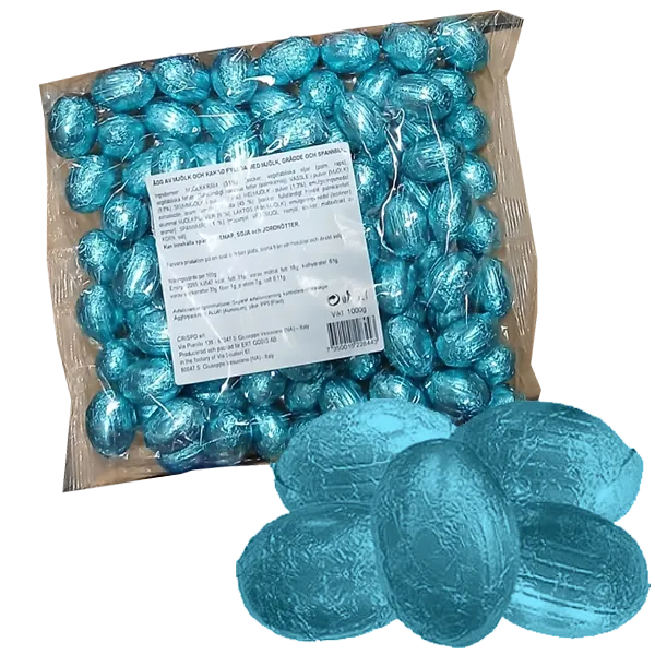 Staniolägg vitchoklad med crisp - 1kg