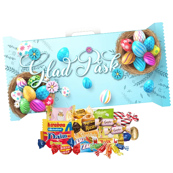 Tivolibox GLAD PÅSK Godisblandning 1kg