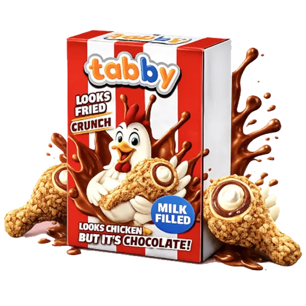 Tabby Fried Chicken Chocolate 50g