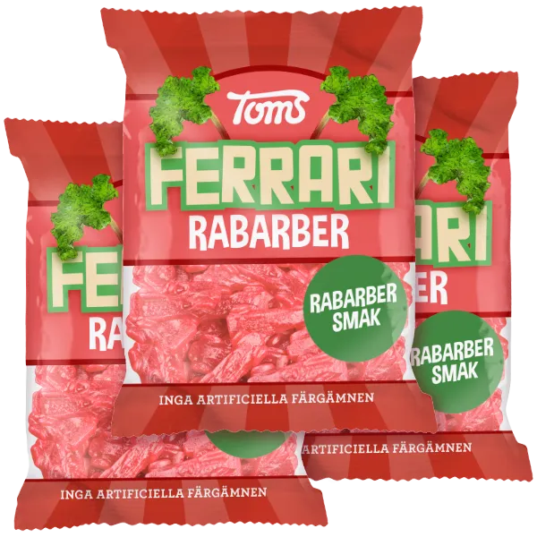 3st - Ferrari Rabarber 120g