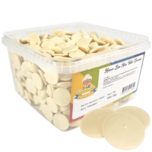 Mormor Lisas Minis White Chocolate 2kg