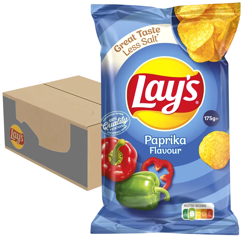 Lay´s Chips Paprika 18st x 175g