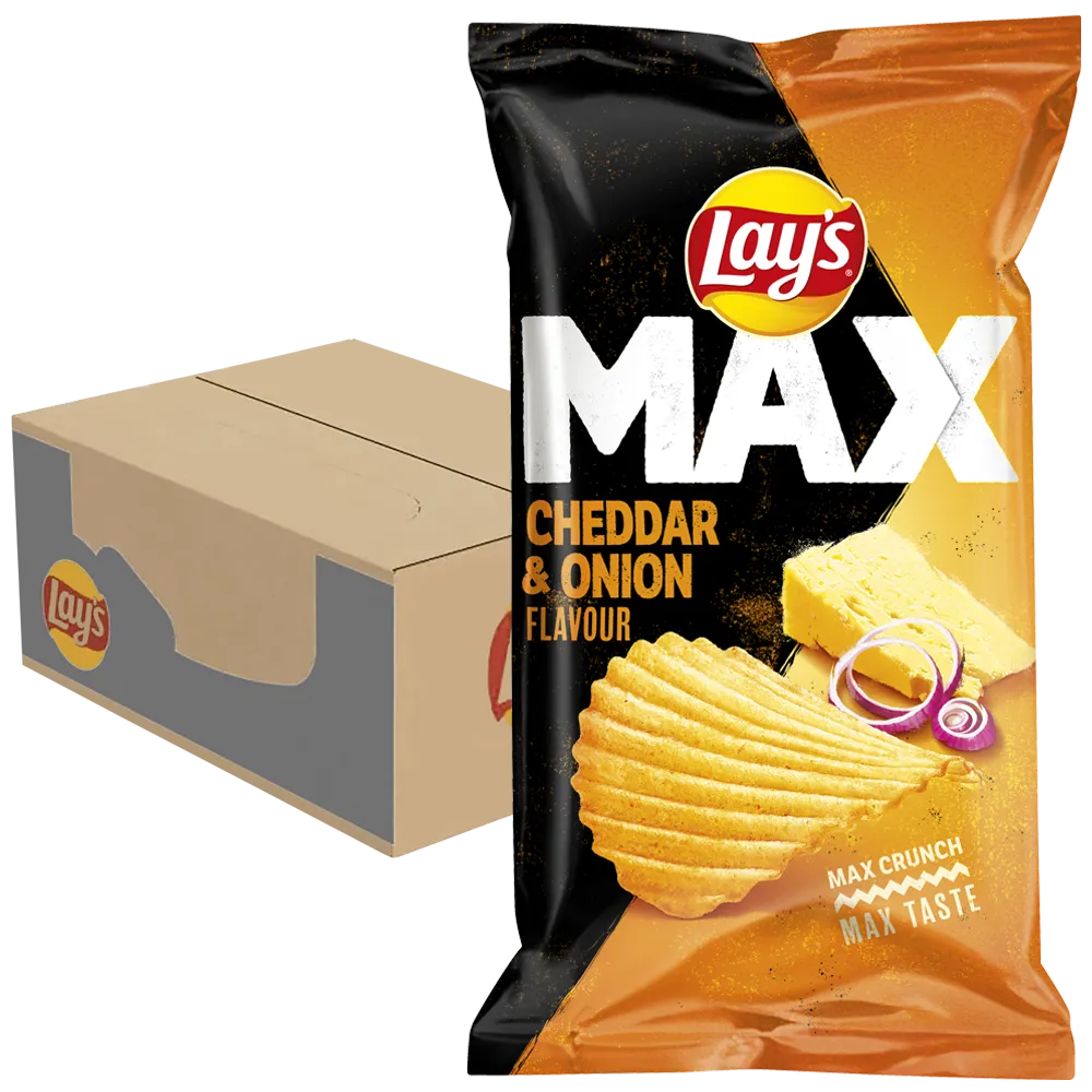 Lay´s Max Cheese & Onion 22st x 185g