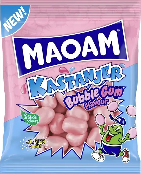 Maoam Kastanjer Bubblegum 120g