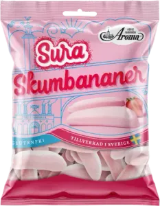 Aroma Sura Skumbananer Jordgubb 95g