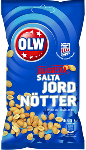 SALTA JORDNÖTTER OBS! 165 GR HELLÅDA