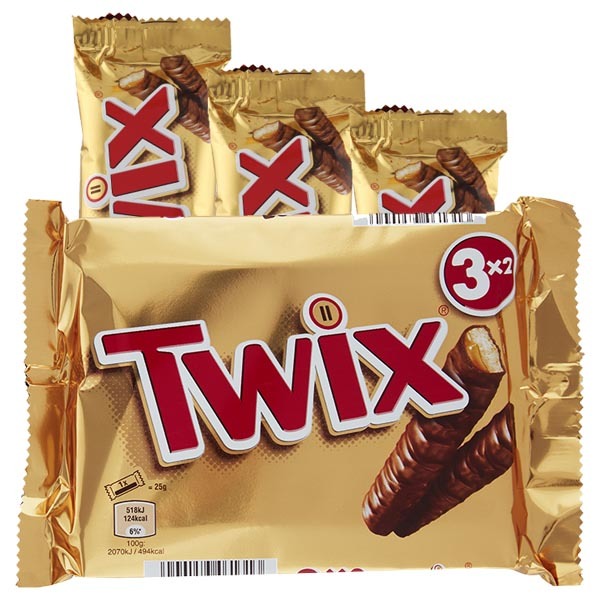 Twix 3-pack 150g (3 x 50g) /