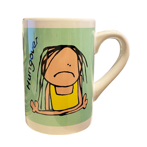 Kaffekopp Ljusgrön Hungover /