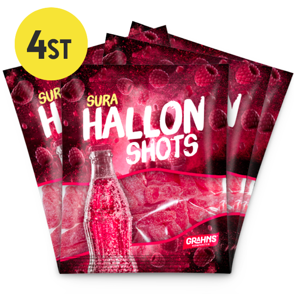 4st - Hallonshots 80g /