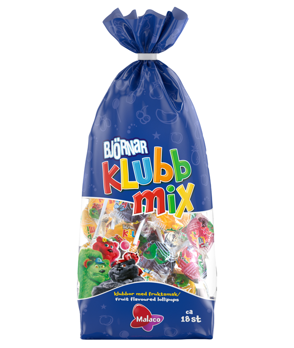 Björnar Klubbmix påse 200G