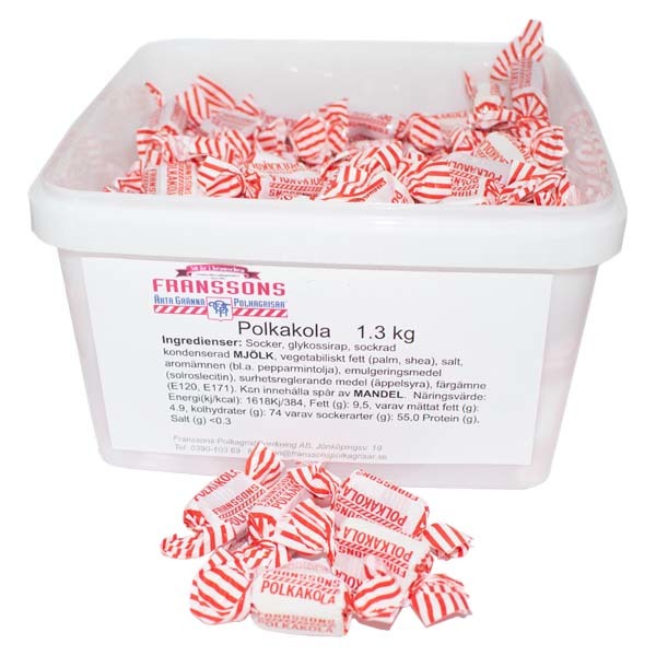 Franssons Polkakola 1,3 kg /