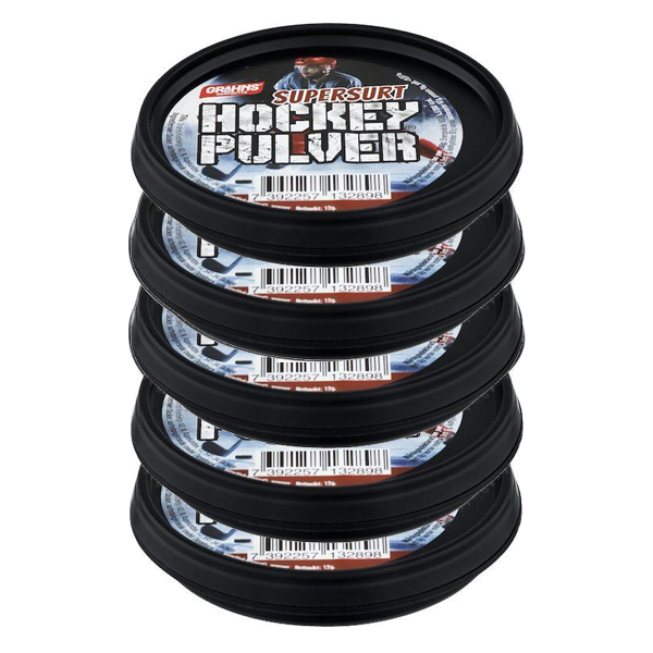 Hockeypulver Surt  – 5 st