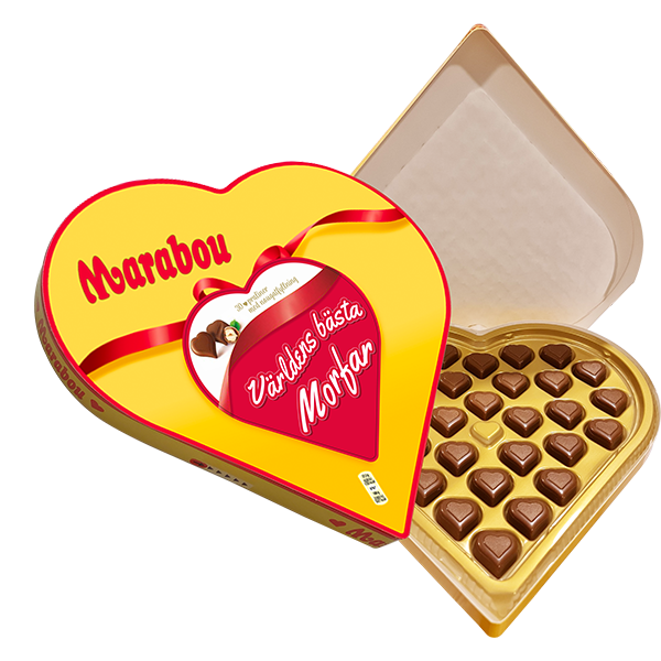 Världens Bästa Morfar Hjärtan Ask 165g