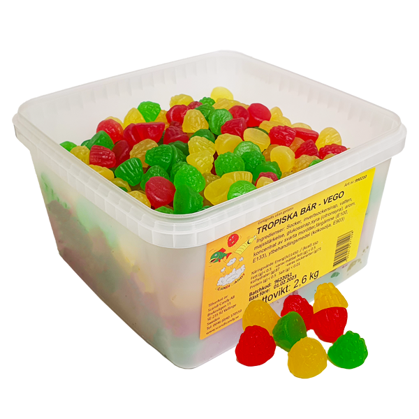Tropiska Bär Vego 2,6 kg /