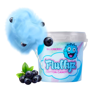 Fluffyz Sockervadd Blåbär 50g