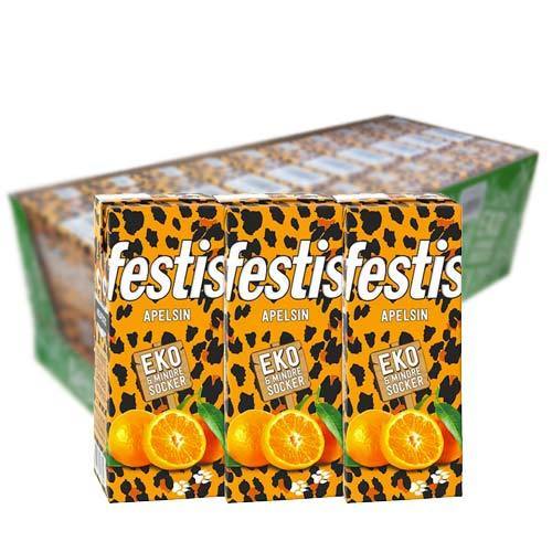 Festis Apelsin Eko 10st 3-pack (30x20cl)