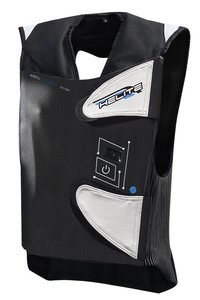 Helite Airbagväst E_GP Air Svart/Vit