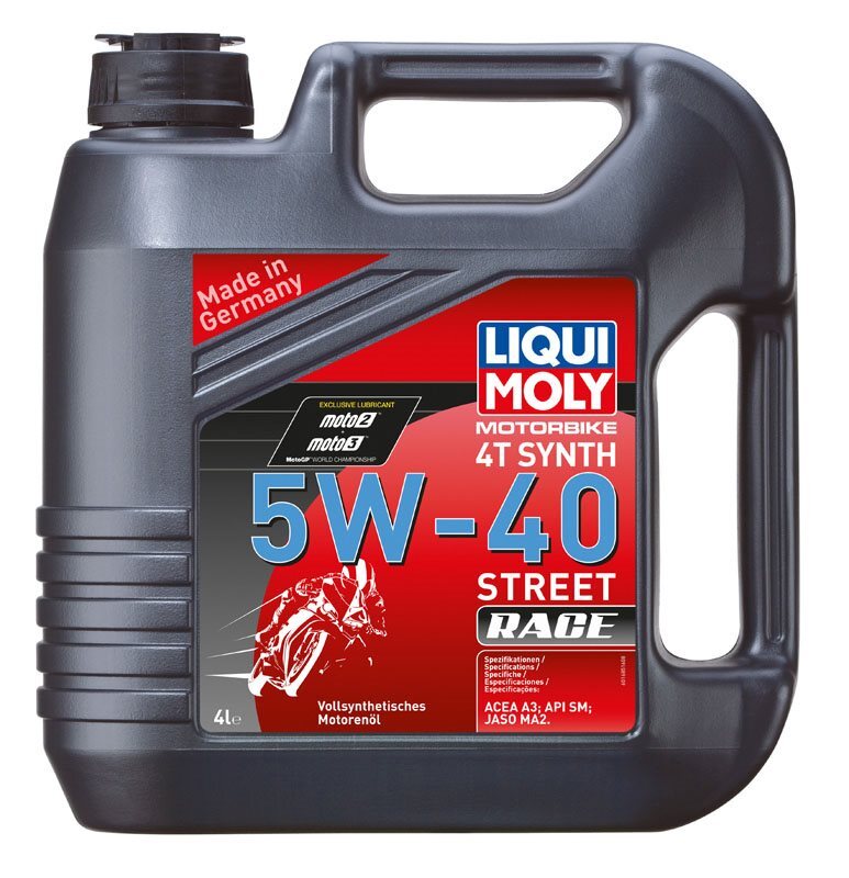 Produkt bilder Liqui Moly Motorolja 4 T Synt 5 W 40 Race4 L