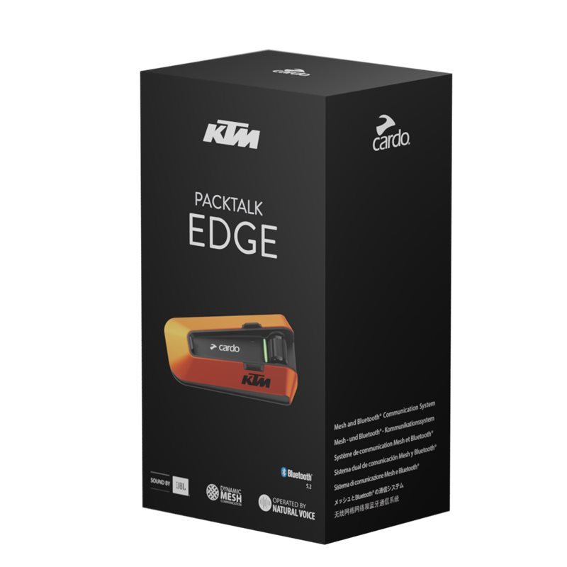 Produkt bilder Cardo Intercom Packtalk Edge Single Ktm