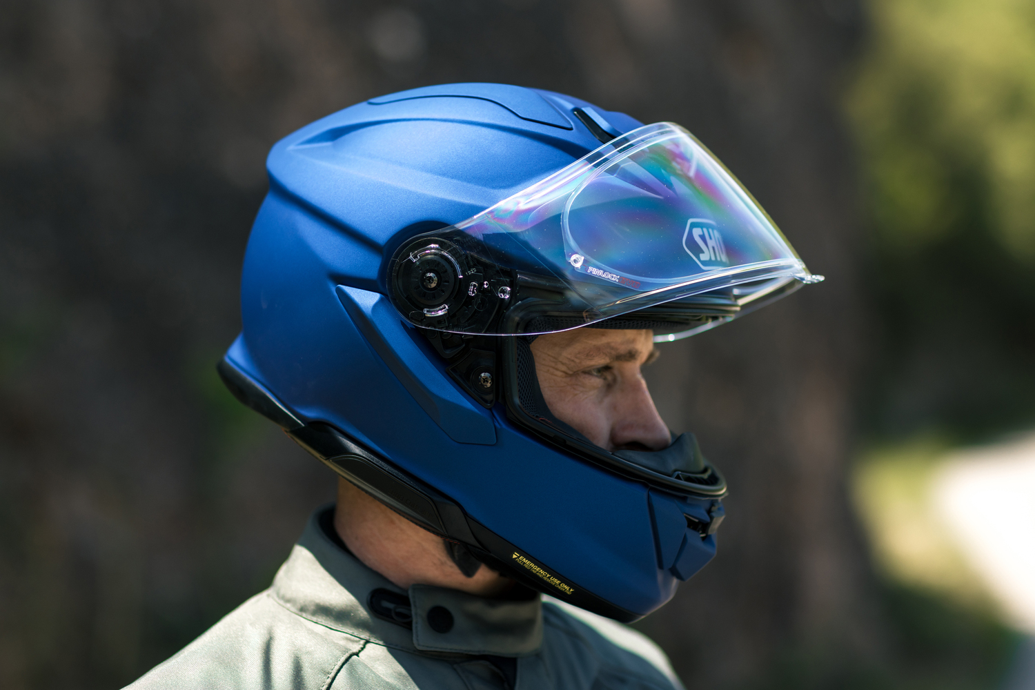 Produkt bilder Shoei GT-Air 3 Matt Blå Metallic MC-hjälm