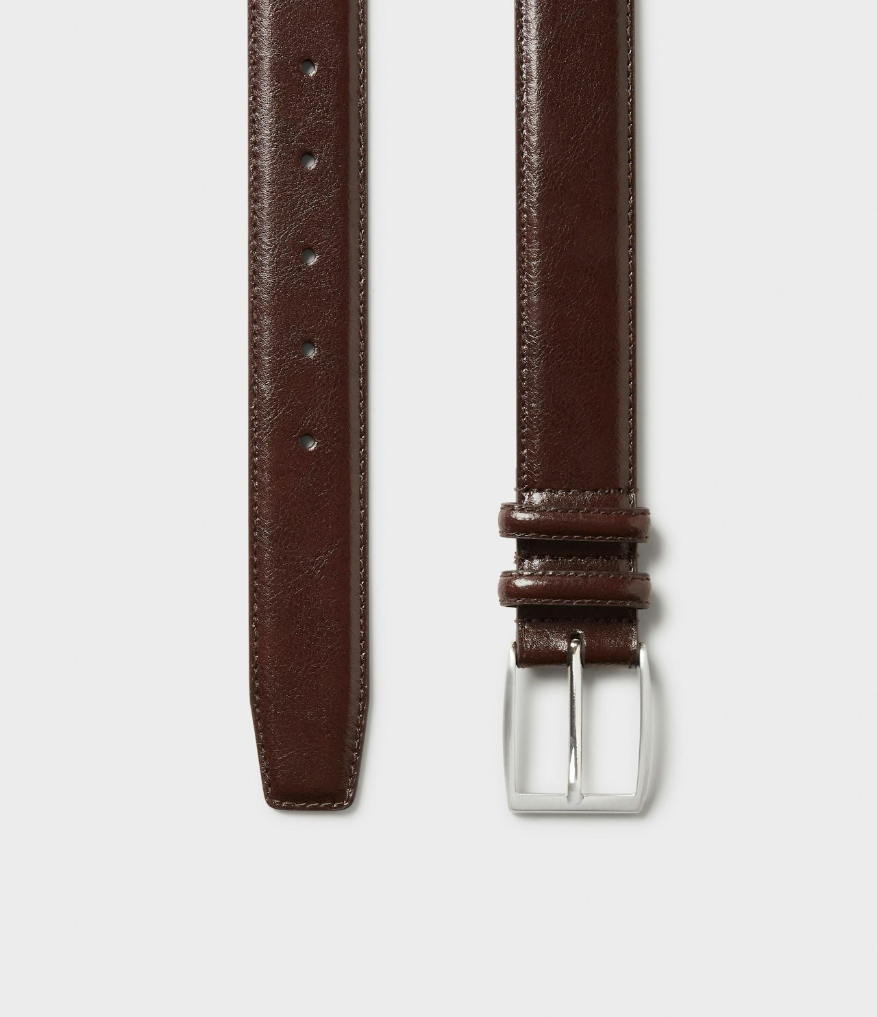 Produkt bilder Saddler Roskilde Läderbälte Mörkbrun