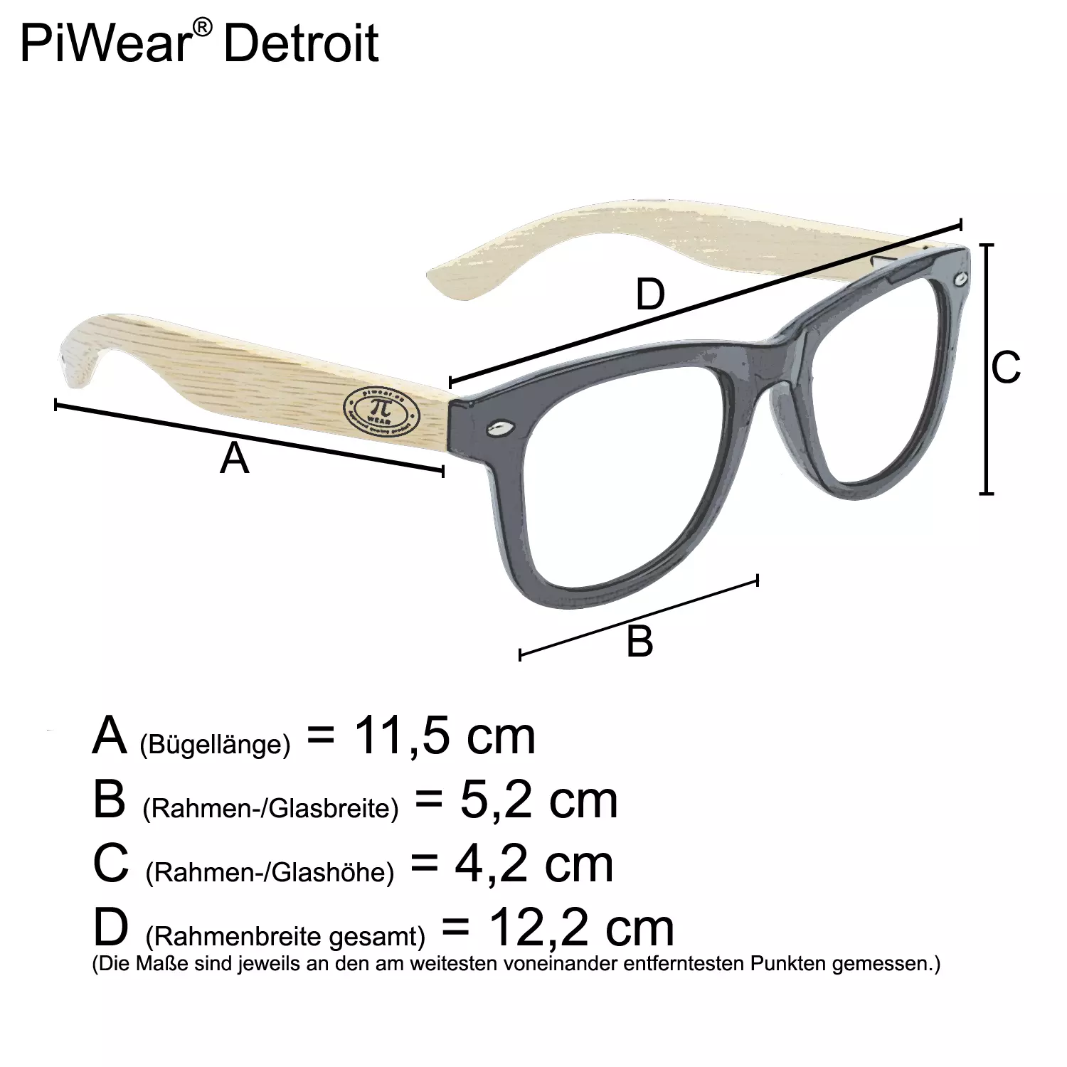 Produkt bilder PiWear Detroit SM MC-glasögon