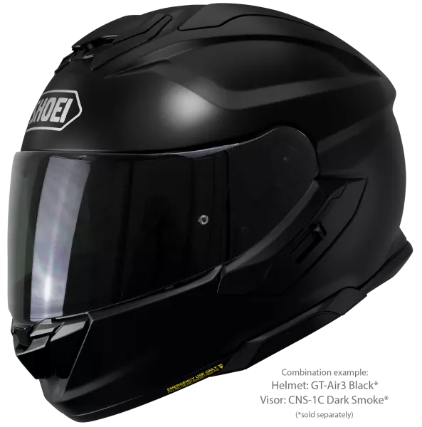Produkt bilder Shoei GT-Air 3 Blanksvart MC-hjälm