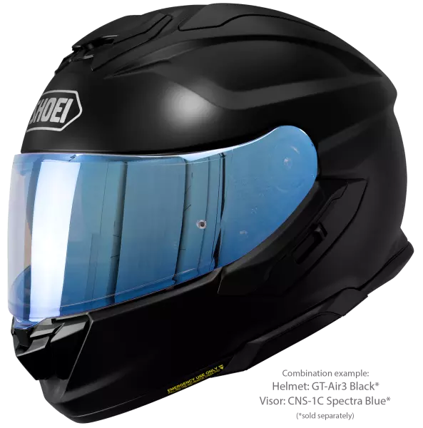 Produkt bilder Shoei GT-Air 3 Blanksvart MC-hjälm