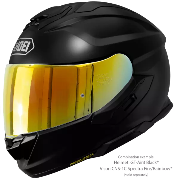 Produkt bilder Shoei GT-Air 3 Blanksvart MC-hjälm