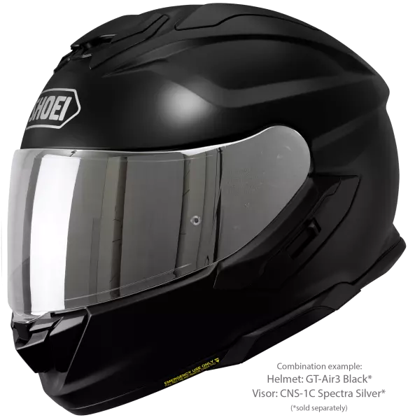 Produkt bilder Shoei GT-Air 3 Blanksvart MC-hjälm