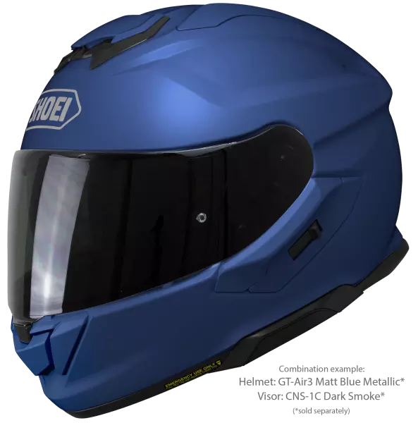 Produkt bilder Shoei GT-Air 3 Matt Blå Metallic MC-hjälm