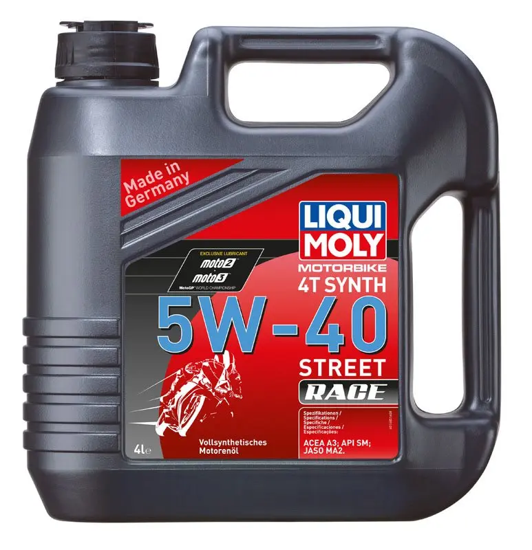 Produkt bilder Liqui Moly Motorolja 4 T Synt 5 W 40 Race4 L