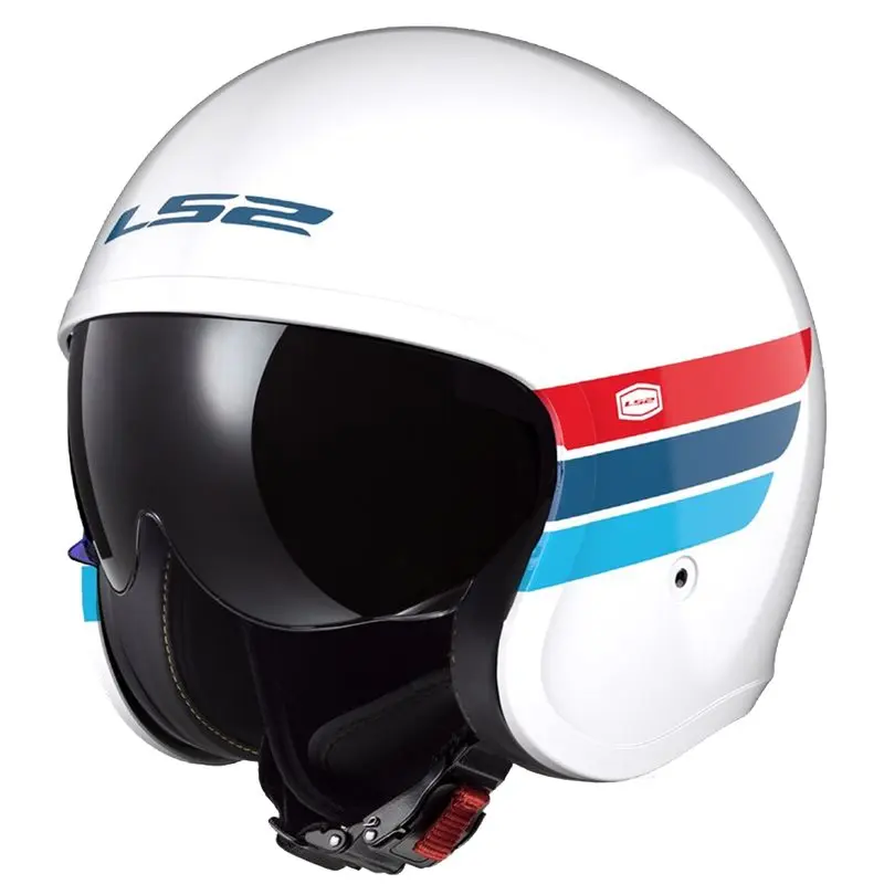 Produkt bilder HjÄlm ls2 of599 spitfire ii retro vit/blÅ/rÖd 3xl