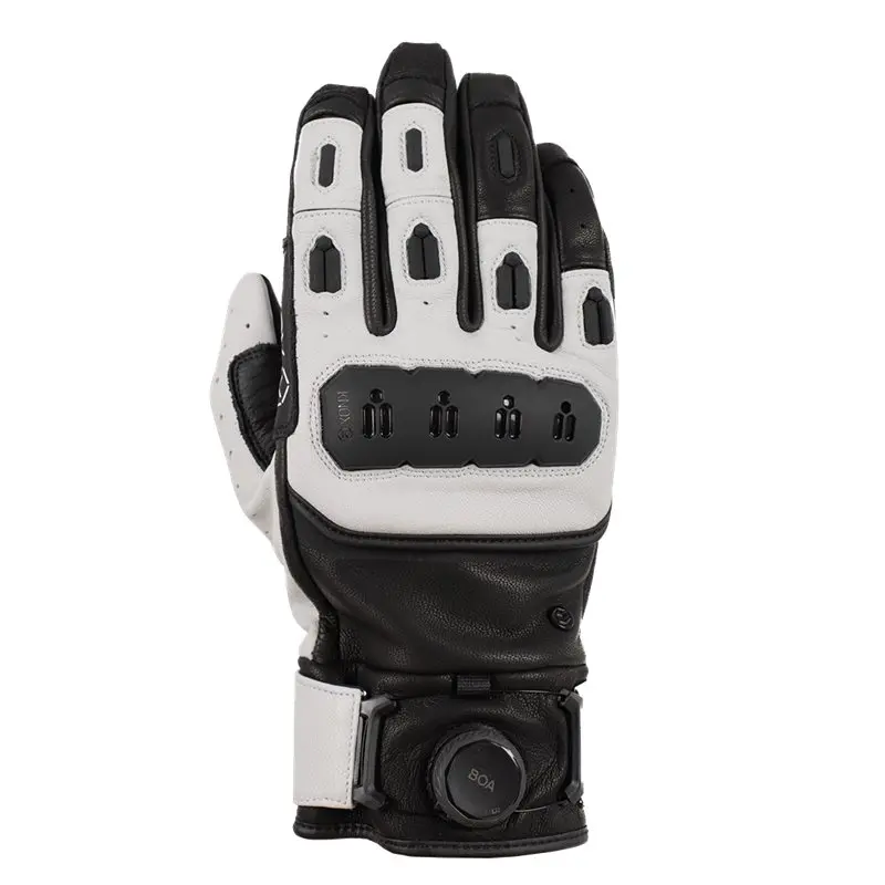 Produkt bilder Knox Orsa Leather MK3 MC-handskar Svart/vit