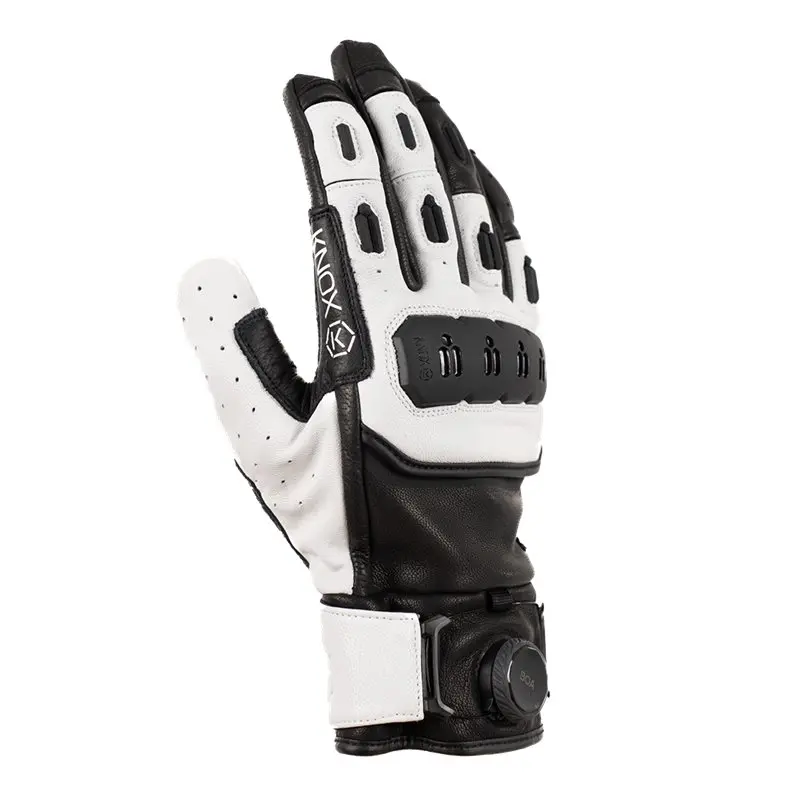 Produkt bilder Knox Orsa Leather MK3 MC-handskar Svart/vit