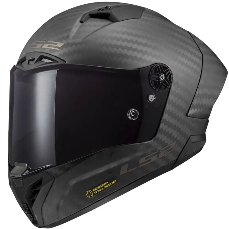 Produkt bilder LS2 Thunder Carbon GP PRO FF805 FIM Mattsvart