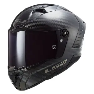 LS2 Thunder Carbon Svart MC-hjälm