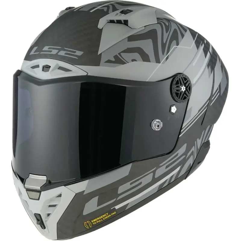 Produkt bilder Hjälm Ls2 Ff805 Thunder Carbon Gp Aero Polar Mattsvart