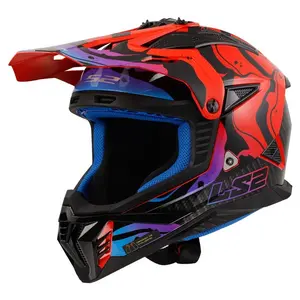Hjälm Ls2 Mx708 Fast Ii Wash Röd
