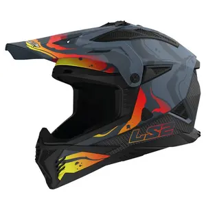 Hjälm Ls2 Mx708 Fast Ii Wash Mattgrå