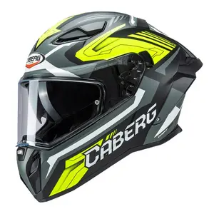 Hjälm Caberg Drift Evo Ii Jarama Matt Svart/Grå/Neongul