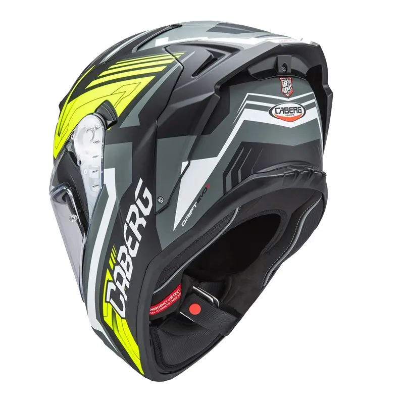 Produkt bilder Hjälm Caberg Drift Evo Ii Jarama Matt Svart/Grå/Neongul