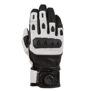 Knox Orsa Leather MK3 MC-handskar Svart/vit