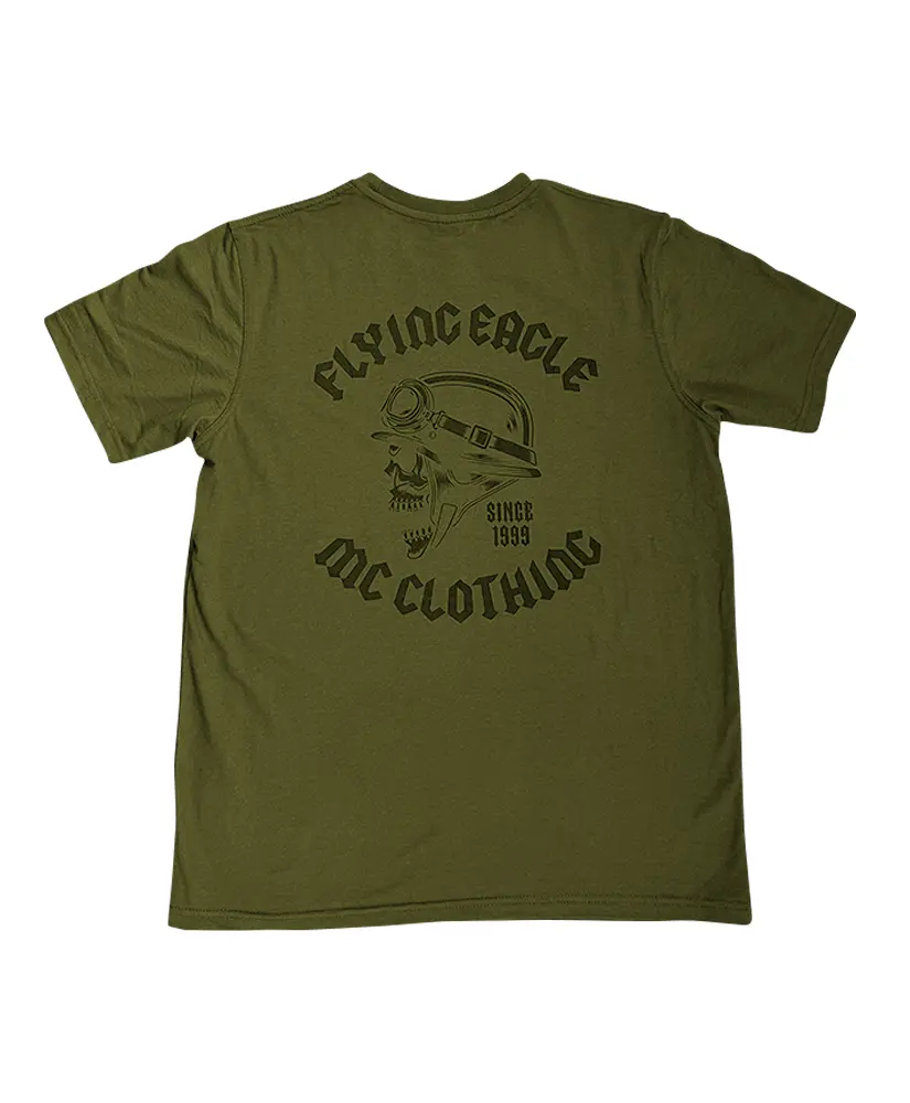 Produkt bilder T-shirt Skull Olive Green