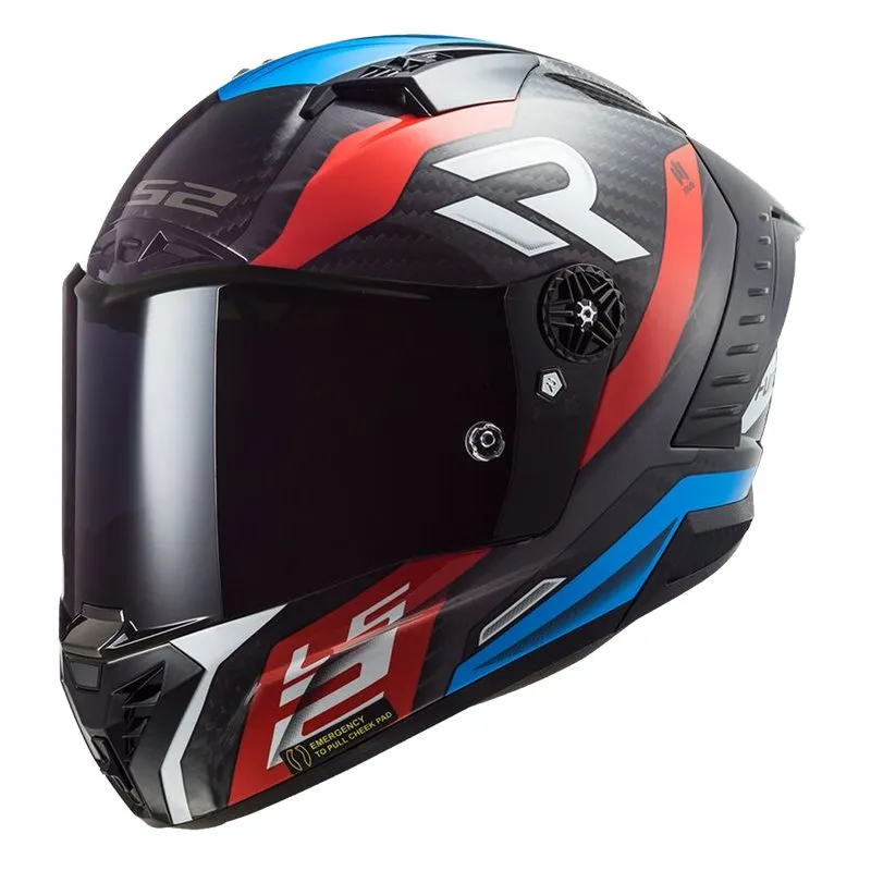 Produkt bilder LS2 Thunder Carbon Supra Röd/Blå