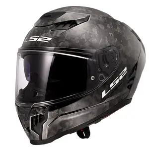 LS2 FF807 Dragon Carbon Forged Svart