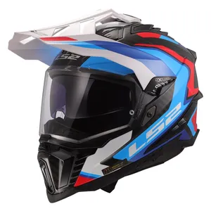 Hjälm Ls2 Mx701 Explorer Carbon Frontier Blå
